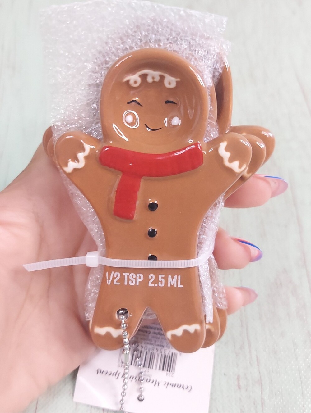 Target Bullseye Playground Ceramic Gingerbread Man Measuring Spoons